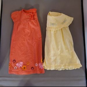 Two baby girl dresses